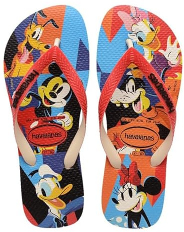 Havaianas - Infradito Disney Eleganti, Comode, Leggere E Resistenti, Disegni Disney E Pixar, Cinturini Larghi, Unisex Adulti