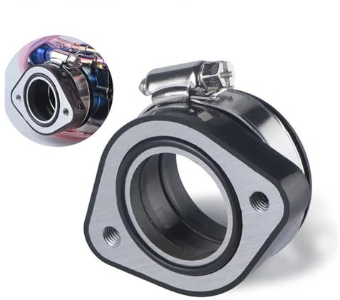 Auto Zentrale Steuerung Abdeckung Aufkleber Für PWK 24 26 28 30mm Für PE 24 26 28 48mm Vergaser Intake Adapter Boot Flansch Verteiler Vergaser Motorrad Zubehör Motorrad Vergaser Kraftstoff System Verg