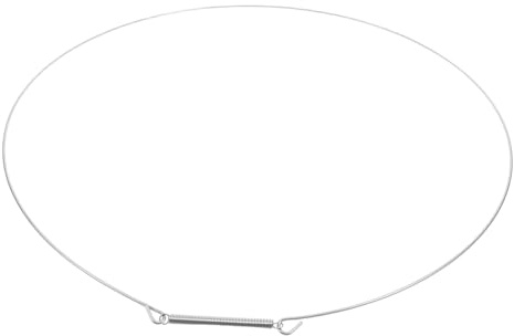 Lurrose Abrazadera de Retención Puerta para Lavadora de Acero Inoxidable Plata Fácil Instalación y Sujeción Segura para Sello de Puerta de 36 Cm Accesorio de Lavadora