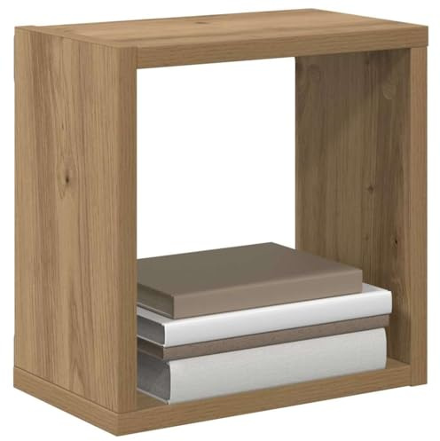 vidaXL Wandregale Wandhalterung 2 STK. Artisan-Eiche Holzwerkstoff | Das schicke Artisan-Eichen-Finish sieht in jedem Zuhause super aus,