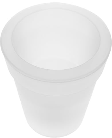 CLISPEED Pot de Fleurs Lumineuse Solaire Extérieur Étanche Lampe Décorative Jardin Forme de Fleur Solaire pour Terrasse et Pelouse