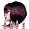 Crazy Color Colorazione per capelli, confezione da 4, 100 ml (melanzana – viola)
