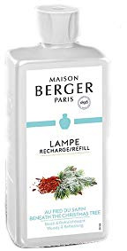 MAISON BERGER Lampe Berger Nachfüllung Unter dem Tannenbaum, 500 ml | Nachfüllung Unter dem Tannenbaum 500 ml für Lampe Berger Katalyse-Duftlampe, ca. 80 h, hilft Gerüche zu neutralisieren