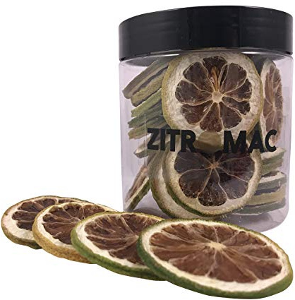 45g Getrocknete grüne Zitrone für Cocktails. Getrocknete Früchte für Cocktailabend, Gin, Dekoration, Glühwein, Weihnachten, Getränke, Tee 100% Natürliche Getrocknete Zitronenscheiben zuckerfrei