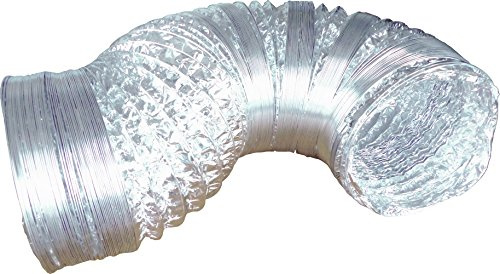 Aktobis Flexibler Aluschlauch | 7 m Länge, Ø 20 cm | Warmluftschlauch geeignet für Lüftung, Abzugshauben, Trockner und Klimageräte