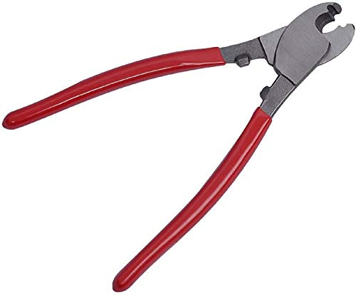 Wire Cutters 210mm Heavy Duty Wire Stripper Tools for Cutting Aluminium, Copper and Plastic Sheathed Cables | Electricians Heavy Duty Cutting Aluminium Copper Plastic Sheathed Cables Steel Profile Capacity Available Work Cut
