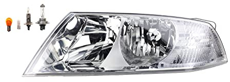 Johns, Scheinwerfer Halogen kompatibel zu Skoda Octavia 1Z 04-08 Links mit Leuchtmittel