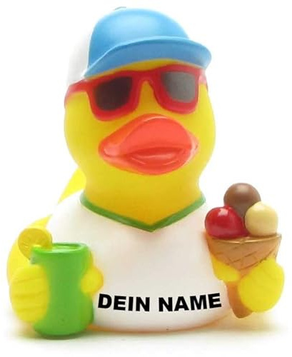Badeente - personalisierbar (Holliday Ente)