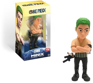 MINIX Bandai Roronoa Zoro Model, Collectable Zoro Figure, Bandai Manga And Anime Toys Range, Collect Your Favourite One Piece Figures For An Anime And Film Merchandise Collection