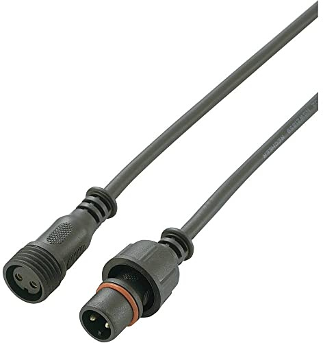 TRU COMPONENTS 1572446 Rundstecker konfektioniert Stecker, gerade, Buchse, gerade Gesamtpolzahl: 2 1 St.