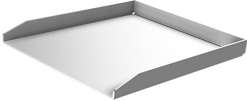 99PANDAS - Universal Edelstahl Plancha - Made in Germany | 30 x 20 | Grillplatte passend für Gasgrill und Holzkohlegrill