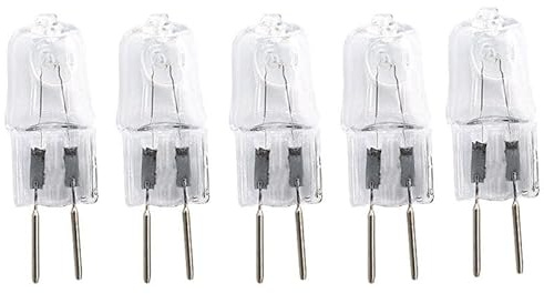 UGEFKMQ G5.3 Lamp Bulb Halogen 220V 20W Halogen Bulbs G5.3 Halogen Light Bulbs Warm White Dimmable 2 Pin Lamp Bulb Halogen Dimmable,150W,5Pc