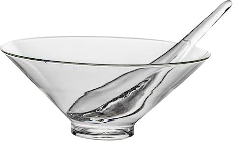 Zerodeko 1set Japanese Glass Matcha Tea Set of Matcha Bowl with Spoon Glass Bowls for Loose Leaf Tea Smooth Design