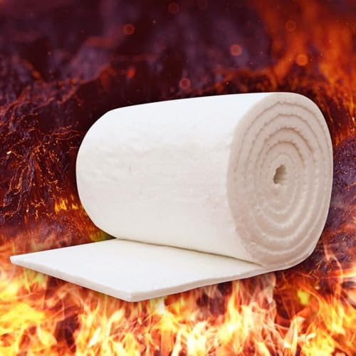 Keramikfasermatte Keramische Hochtemperatur Isolierung Keramikfaser Decke Baumwolldecke Isolationsbaumwolle Aluminiumsilikat Wasserdicht, Feuchtigkeitsfest, Korrosionsbeständig