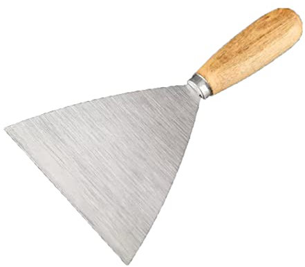 Spachtelmesser, Holzgriffmesser, Edelstahl-Füllmesser, Spachtelmasse, Trockenbau-Fugenmesser, Spachtelmesser1 2 3 4 5 Zoll 3 Stück, 4 Zoll (Size : 5 inch)