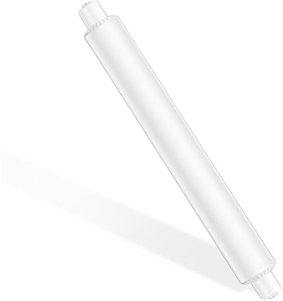 Caldarax 4W S15s LED Bulbs 221mm, Natural White 4000K, Non-Dimmable, 1 Pack | LED S15 Strip Tube Light Bulb 40W S15 Shaver Bulb Replacement, T25 Tubular Lamp for Mirror, Bathroom, Cabinet