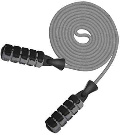 KITANDOVE Trainingsseil Springseil Yogablöcke und Bälle Cardio geflochtenes Seil Baumpfleger-Wurftasche Seilspringen trainieren schlagschnur Grey