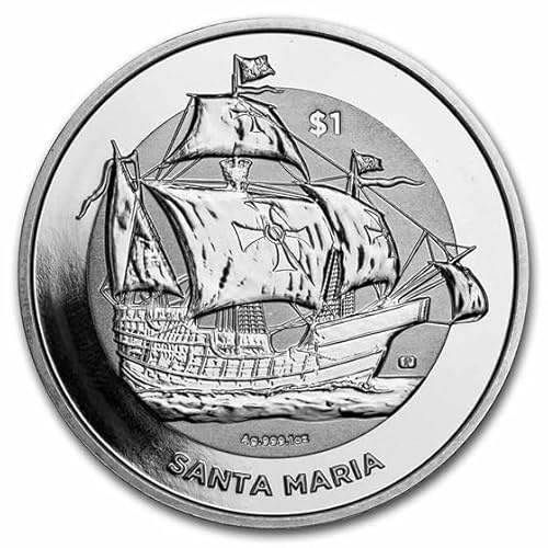 Generisch 1 Unze Silbermünze - British Virgin Islands - Santa Maria 2022-1 Oz Silber Silver Coin