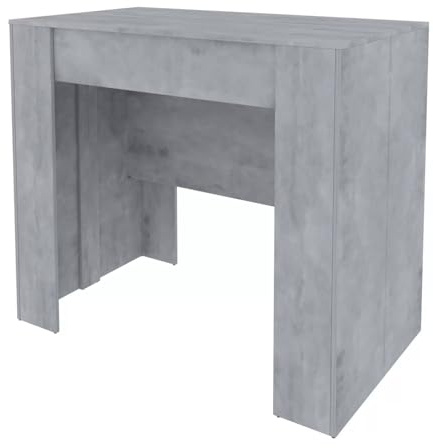 Bricozone Consolle Allungabile Estensibile Fino A 3 Metri Tavolo 14 Posti Salvaspazio Design Moderno Ed Elegante per Casa E Ufficio Soggiorno Ingresso 78 x 51 x 90 cm (Grigio)