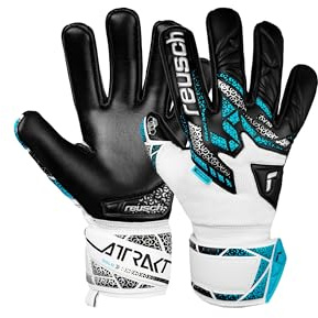 Reusch Attrakt Gold NC Junior Guantes de Portero Antideslizantes y Transpirables para niños y Adolescentes, adecuados para Todas Las Condiciones climáticas y Superficies de Campo de Juego