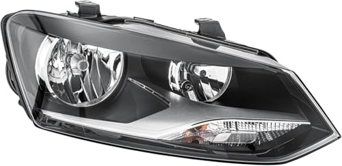 BSSTORE Faro Proiettore Anteriore H7 con Motore Elettrico Compatibile con POLO 2014-2017 (Sinistra - Lato Guida)