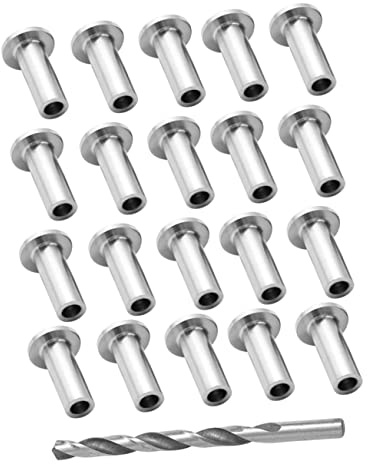SHINEOFI T316 Stainless Steel Cable Protector Sleeves 80pcs Sturdy Cord Hider for Maintaining Rail Tension for 1/8 Wire Rope Deck Cable Railing Kit Suitable for Indoor and Outdoor Posts