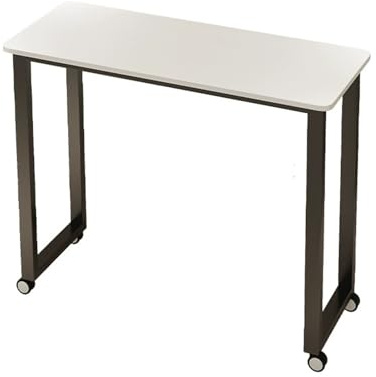 Mesa rodante portátil para uñas con ruedas, escritorio de manicura profesional para técnicos de uñas, belleza de spa y salón, estación de trabajo de tocador de maquillaje, equipo de arte de uñas de
