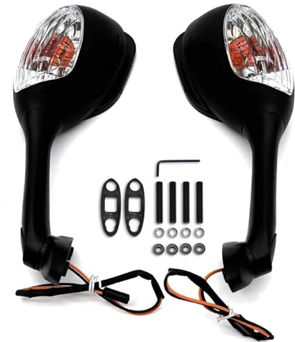 Motorrad-Rückspiegel Mit LED-Leuchten For Suzuki GSXR 600 GSXR 750 GSXR 1000 2005 2006 2007 2008 K5 K6 K7 K8 K9