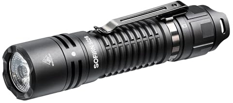 Sofirn SC28 Torcia LED Ricaricabile,Torcia Potente Professionale con Strobo Istantaneo,2800 Lumen,USB-C, IPX8, Clip,6 modalità,Ideale per Pattugliamento, Escursionismo ed Emergenze