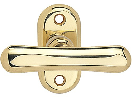 MARCHESI Fenstergriff ELEGANT - sichtbar geschraubt, 7x32, Messing poliert