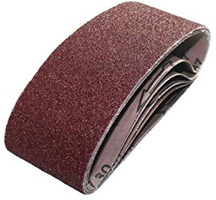 25 Schleifbänder gemischt K40/60/80/120/180 Schleifband f. Bandschleifgeräte 75x533 mm │Schleifbandset │ P-D-W®