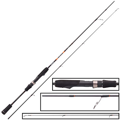 Balzer Shirasu Spoon 2,57m 0,5-4g - Ultra Light Rute zum Forellenangeln, Spinnrute zum Spinnfischen mit Forellenblinkern