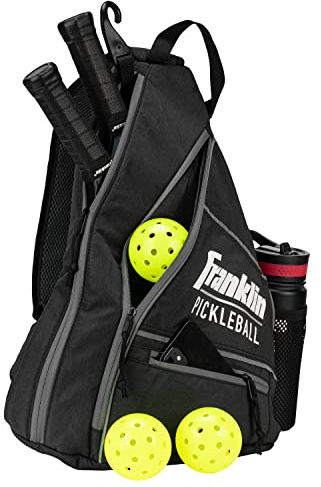Franklin Sports Pickleball-Taschen, Umhängetasche,Rucksack für Ausrüstung, Unisex, für Schläger, Pickleball-Bälle und Zubehör, Offizielle Pickleball-Tasche der US Open
