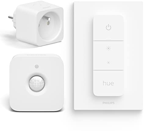 Philips Hue Combipack - Smart Plug BE & Sensor de movimiento interior y interruptor atenuador