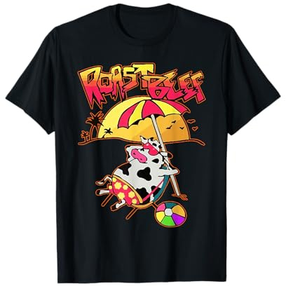 Stranger Dustin Love Roast Beef Beach Cow Parodie TV Premium T-Shirt