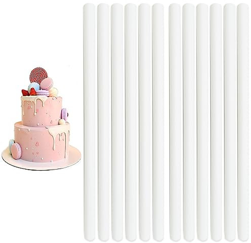 LWMLWM 12 soportes para tartas de 30 cm, reutilizables, de dos pisos, para apilar tartas de varios pisos