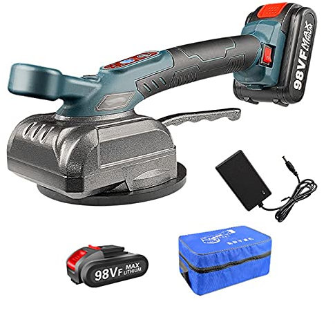 Piastrellatrice elettrica vibratore per Piastrelle con Ventosa per Piastrelle per la Posa di Piastrelle per Pavimenti e Rivestimenti, livellatrice Automatica per piastrellista Martello per p