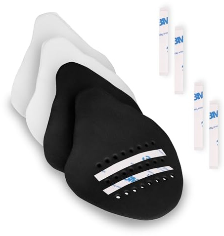 SULPO 2 par anti-rynkskydd – skydd för alla träningsskor – skoskydd mot veck – mjukt material skotillbehör – skor och sneakers, Blandat, (35 - 39 EU) / (3 UK Y - 6 UK W)