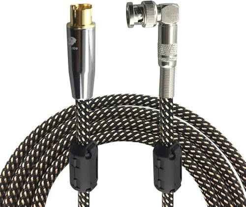 PtaTt Cavo video 4 pin maschio S-video a BNC maschio femmina 75-5 Cavo di interconnessione segnale video monitor Q9 Linea di sicurezza video OFC 1M 2M (Color : S to L BNC Male, Size : 8m)