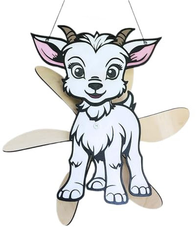 Spinner de Jardin, filateurs à Vent pour Patio et Jardin, décoration Windspinner sur Le thème Animal | Ornements Animaux du Gazon du Vent de la Bande dessinée, Moulin à Vent enca