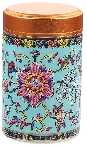 Garneck 3pcs Kitchen Food Storage Container Tea Storage Canisters Airtight Jar Pattern