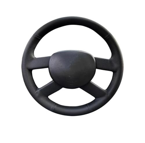 Lenkradbezug Lenkradbezug Für VW Für Golf 5 (V) Für T&Ouran 2003-2005 Lenkradgeflecht Lenkrad Bezug(Gray Thread)