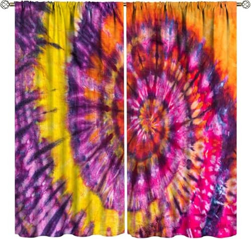 3D Verdunkelungsvorhänge Abstrakte Bunte Streifen Blickdichte Vorhänge Schlafzimmer Wohnzimmer Dekoration Isolierung Lärmschutzvorhänge 140X160 cm (B + H) - 3D-Gedruckte Vorhänge-190482171