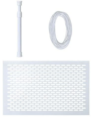 Grille de Protection pour Skimmer de Piscine - Grille Anti-Feuilles pour Skimmer de Piscine, Toile Maillée Renforcée et Écran de Protection pour Nettoyage de Spa, Étang, Fossé et Caniveau