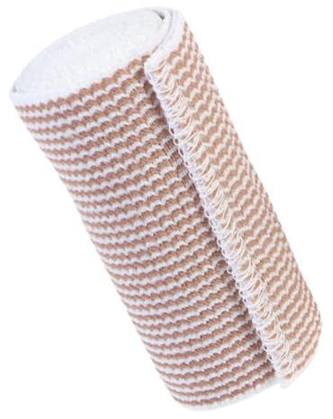 Venda Elástica Autoadhesiva Reutilizable para Deportes al Aire Libre | Algodón y Spandex, Color Beige, Protección y Fijación Segura, Uso Exterior Deportivo