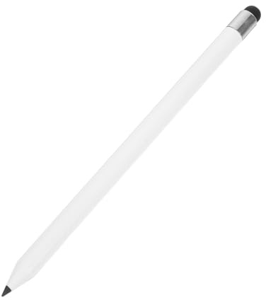 MALUGOGO Penna Stilo Touch Screen Alta Precisione Bianca Penna Capacitiva per Smartphone e Tablet Strumento di Scrittura Digitale Multiuso per Disegno e Scrittura a Mano