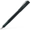 FABER-CASTELL 140901 - moderner Füller Grip 2011 mit Ergonomisches Design und Hochwertige Konstruktion, Füllfederhalter mit Feder M, Nachfüllbar inkl. Tintenpatrone - Schwarz, 1 Stück