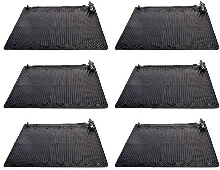 Intex - Tappetino riscaldante a energia solare per piscine fuori terra, di colore: nero, codice articolo 28685E
