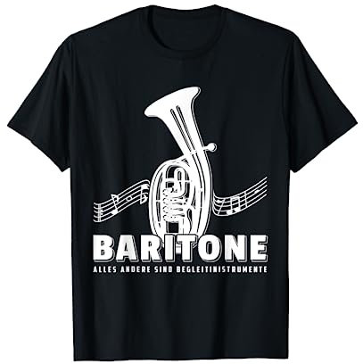 Bariton Spieler T-Shirt Geschenk Baritonhorn Lehrer Tenor T-Shirt