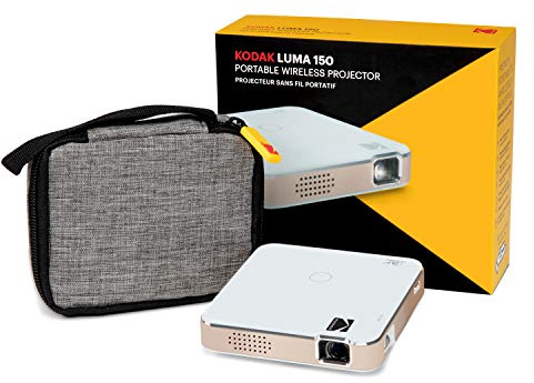 KODAK Luma 150 Proiettore tascabile | Proiettore di film portatile con altoparlante incorporato Display da 150 - Include custodia morbida.